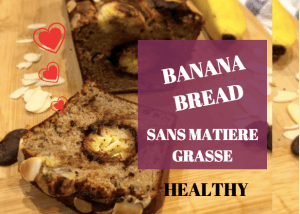Banana bread sans matière grasse healthy