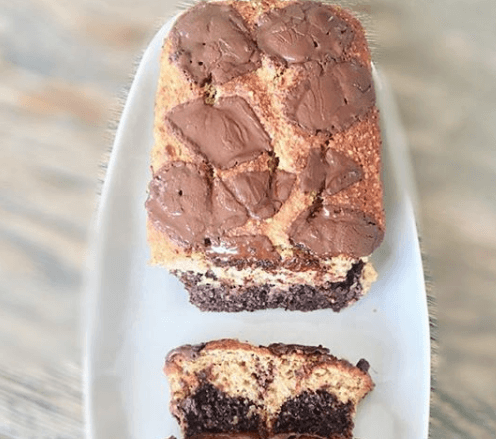 Cake marbré chocolat healthy