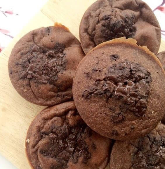 Muffins au chocolat sain