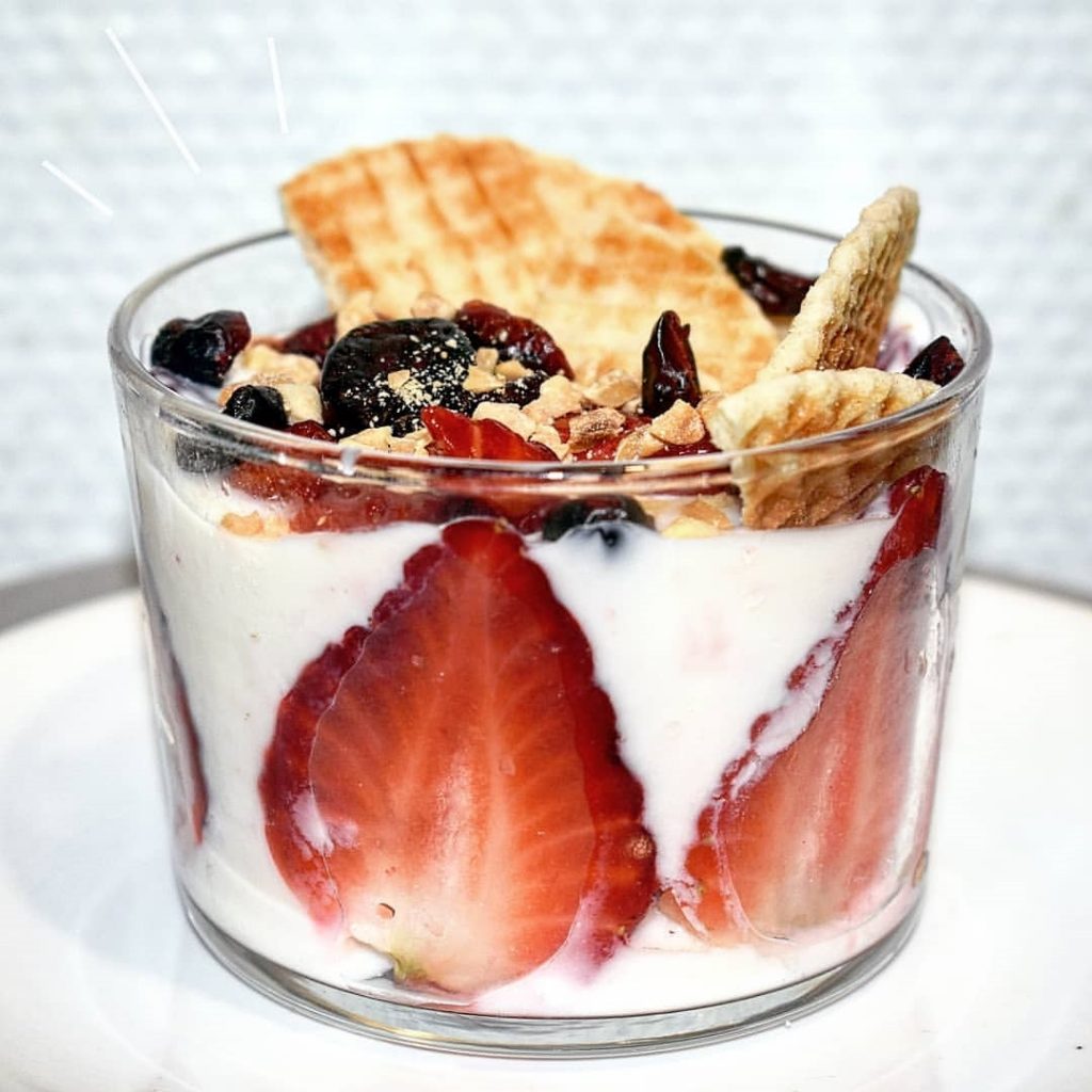 Recette de Dessert aux fraises healthy
