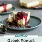 Cheesecake healthy au yaourt grec