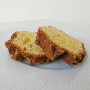 Cake ultra moelleux aux jaunes d'œuf et faible en calories