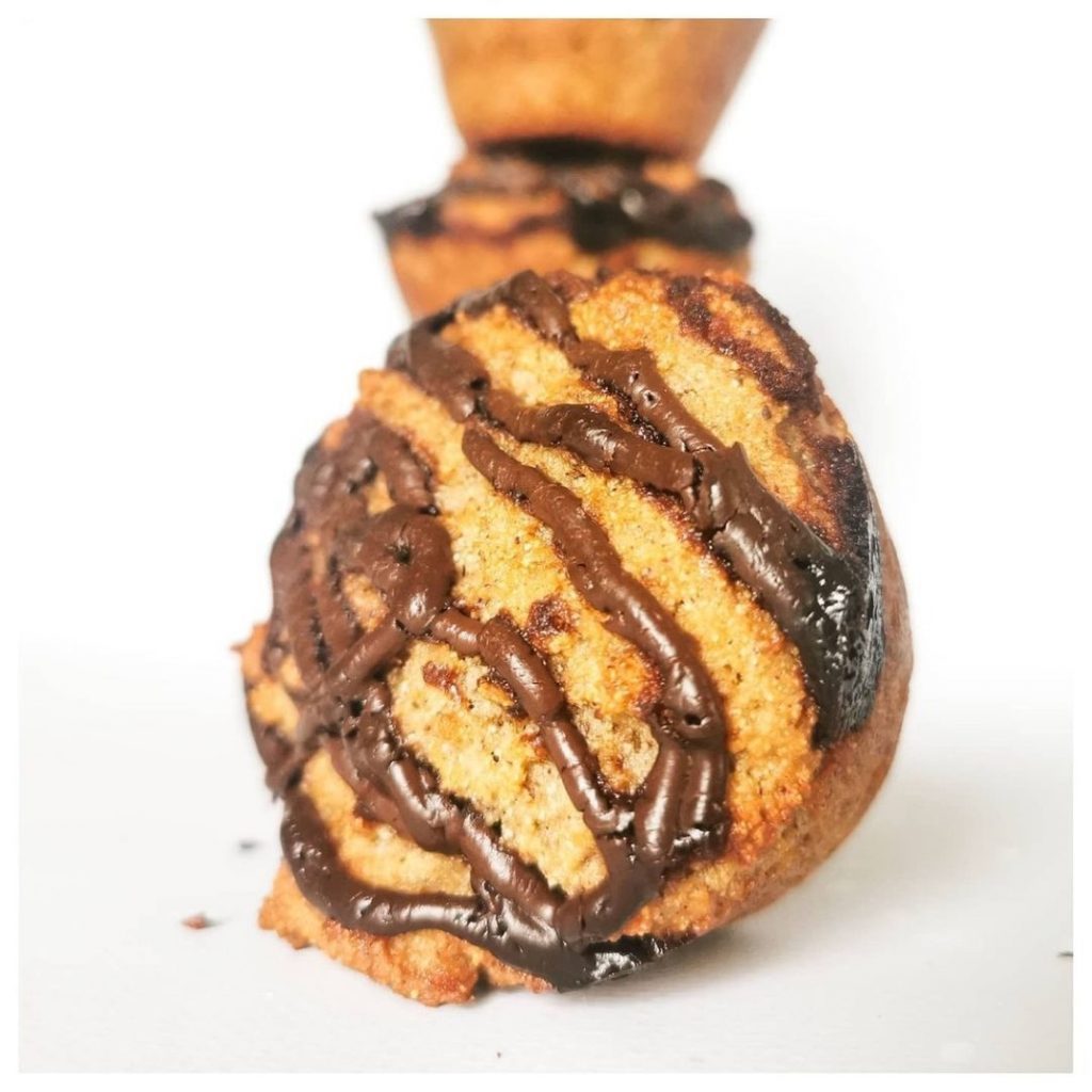 Muffins Châtaigne fourré chocolat